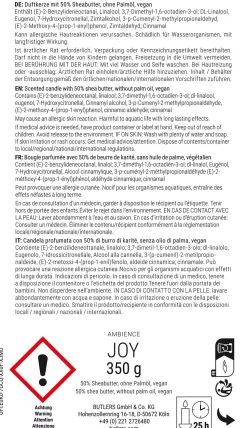 Butlers AMBIENCE Duftkerze Joy Best