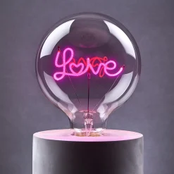 Butlers BRIGHT LIGHT LED-Glühlampe Love