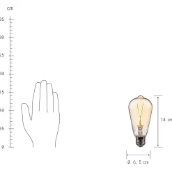 Butlers BRIGHT LIGHT LED-Glühlampe 4er-Set Clearance