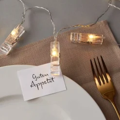 Butlers CLIP ART LED-Lichterkette Klammern Hot