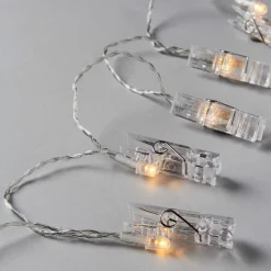 Butlers CLIP ART LED-Lichterkette Klammern Hot