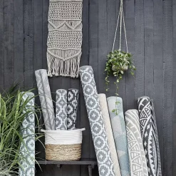 Butlers COLOUR CLASH In-/Outdoorteppich Circles Hot