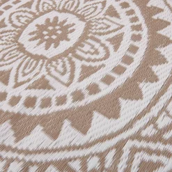 Butlers COLOUR CLASH In-/Outdoorteppich Circles Hot