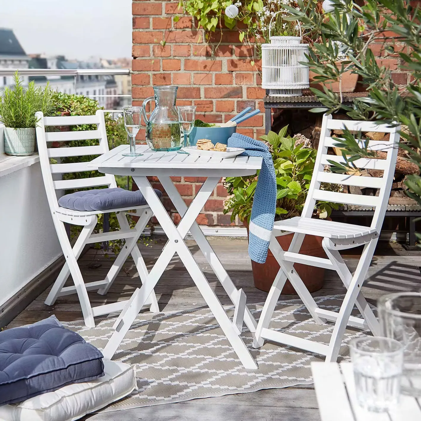 Butlers COLOUR CLASH In-/Outdoorteppich Rauten Online