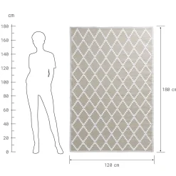 Butlers COLOUR CLASH In-/Outdoorteppich Rauten Online