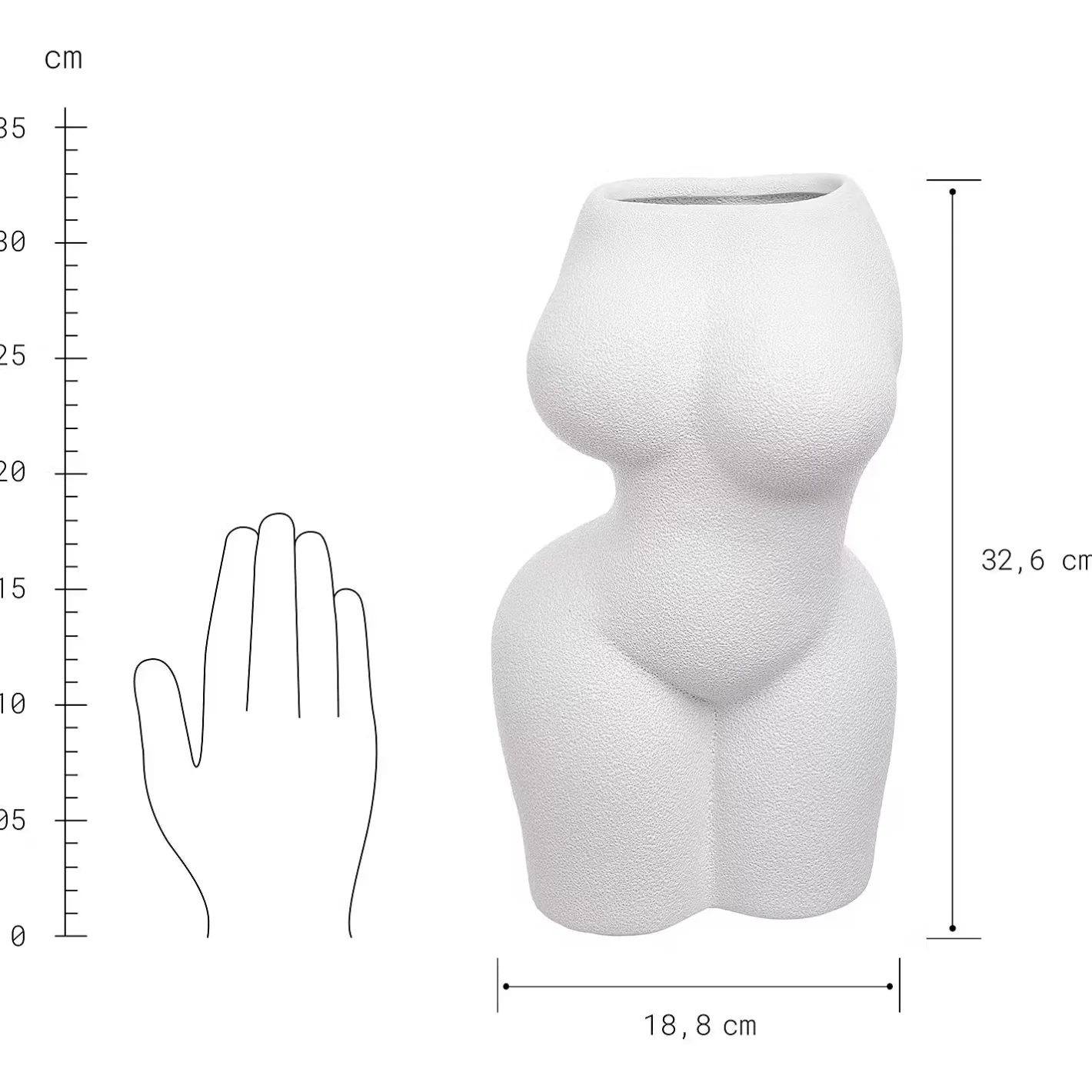 Butlers EVA Vase Silhouette Best