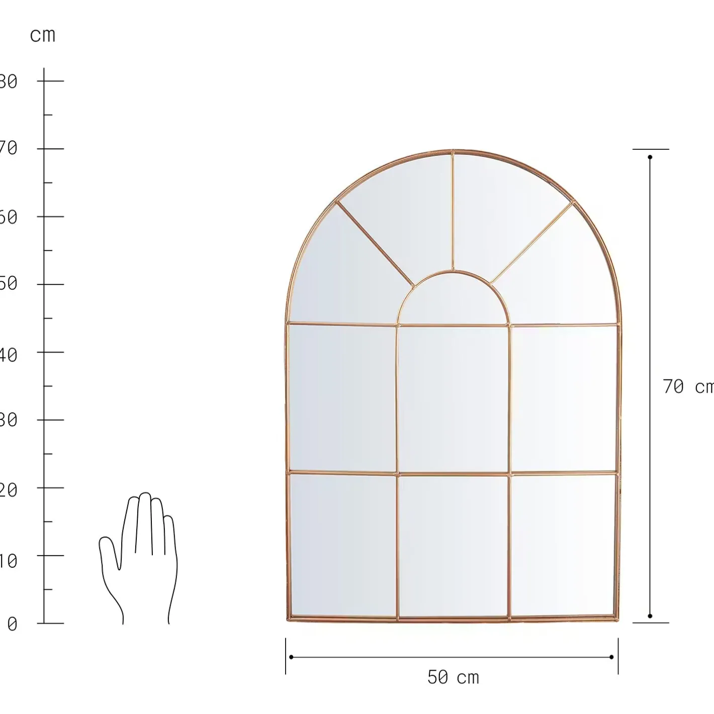 Butlers FINESTRA Fensterspiegel Discount