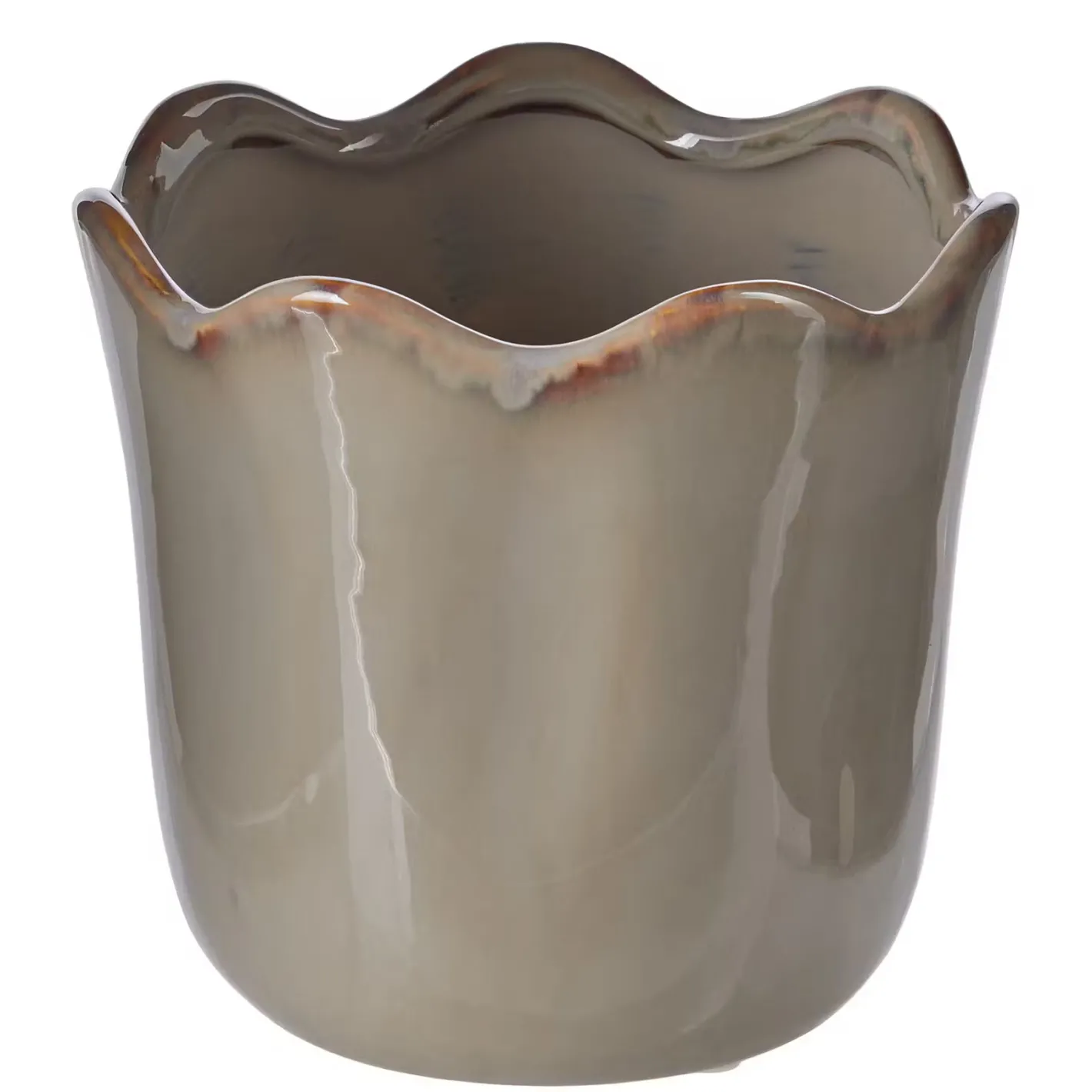 Butlers GLAZE Blumenübertopf organisch Hot