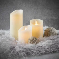 Butlers GLOWING FLAME LED Kerzen-Set 3-tlg. Hot