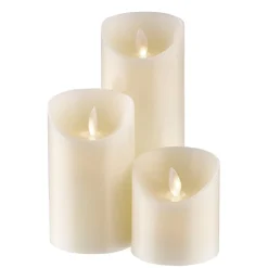 Butlers GLOWING FLAME LED Kerzen-Set 3-tlg. Hot