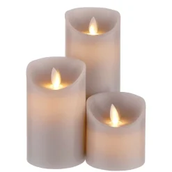 Butlers GLOWING FLAME LED Kerzen-Set 3-tlg. Hot