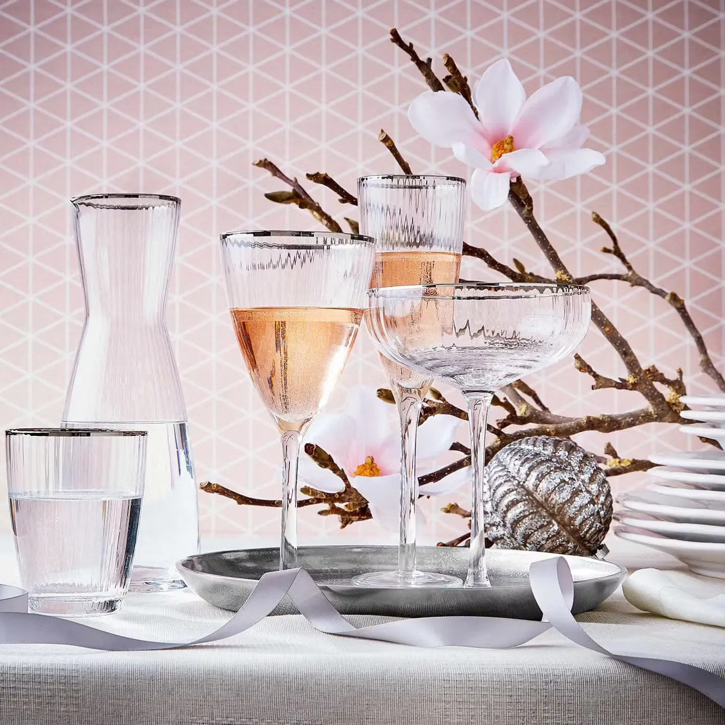 Butlers GOLDEN TWENTIES Wasserglas 4er-Set Best