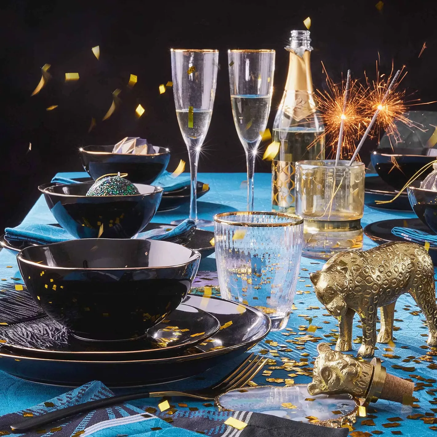 Butlers GOLDEN TWENTIES Wasserglas 4er-Set Best