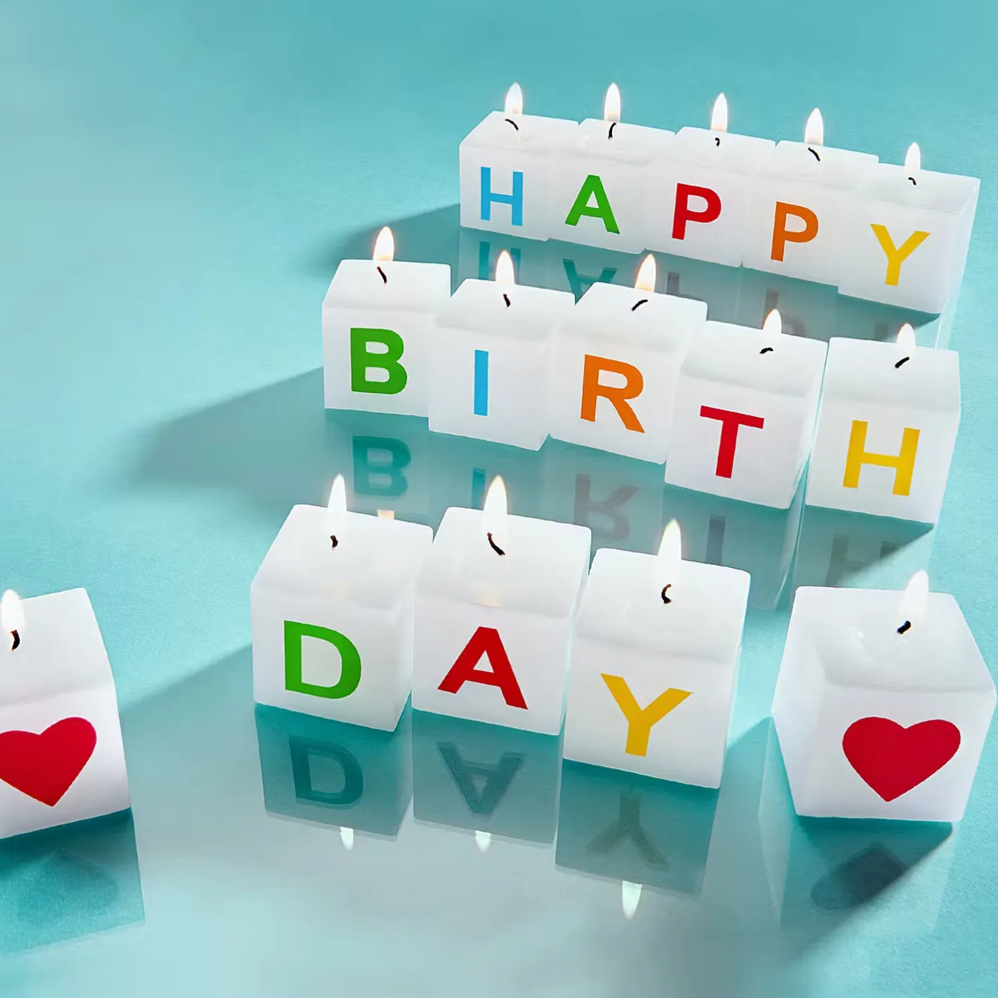 Butlers HAPPY BIRTHDAY Kerzen-Set 6er-Set Clearance