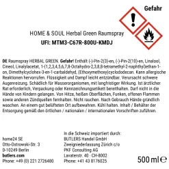 Butlers HOME & SOUL Raumspray X Herbal Green Online