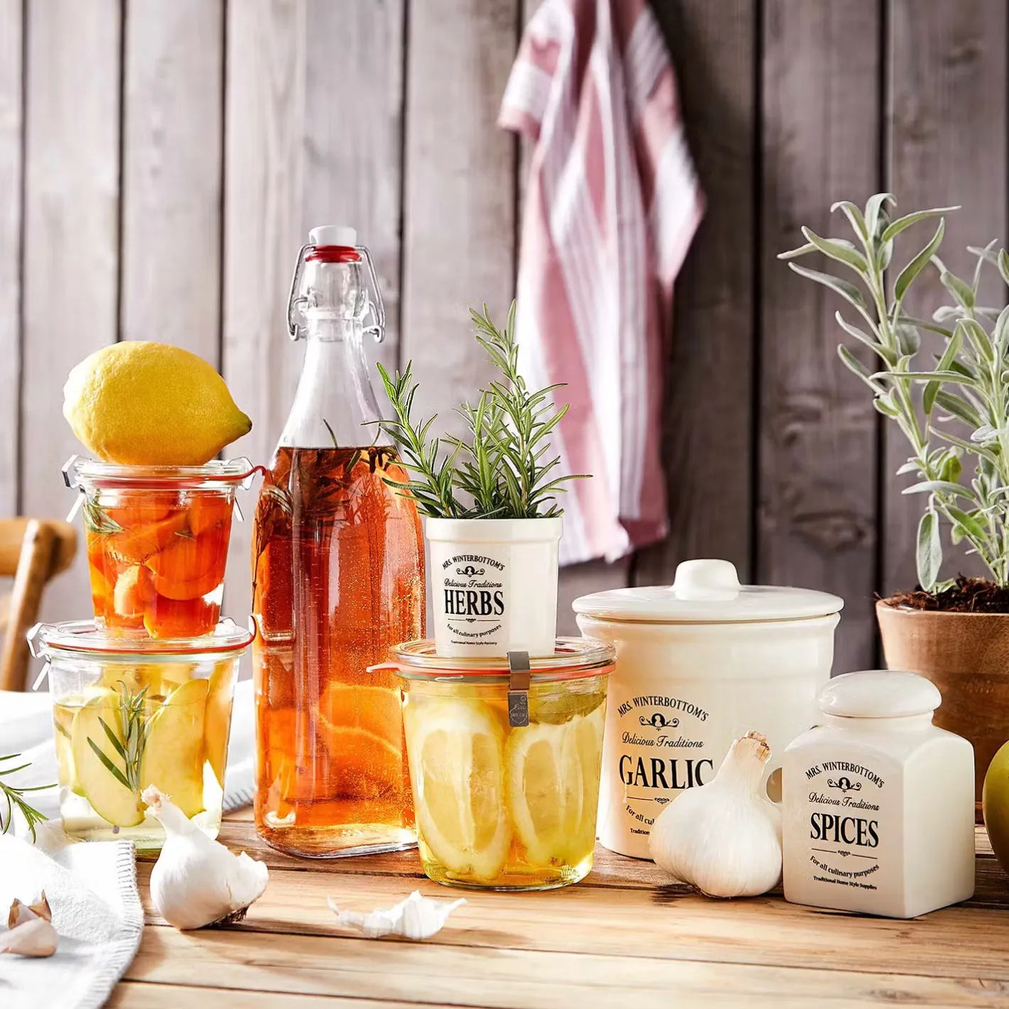 Butlers MRS.WINTERBOTTOM'S Knoblauchdose 3er-Set Outlet