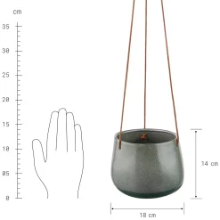 Butlers POTTERY Blumentopf zum Hängen Hot