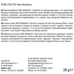 Butlers PURE POETRY Räucherstäbchen New Romance Outlet