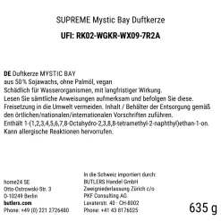 Butlers SUPREME Duftkerze Mystic Bay Outlet
