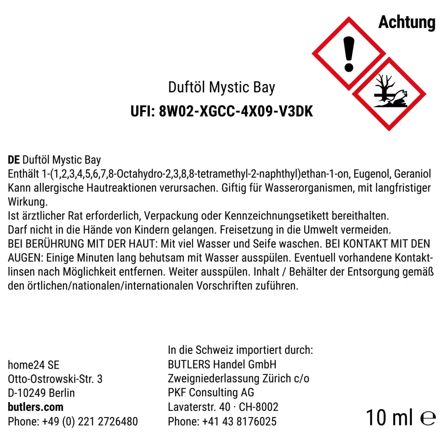 Butlers SUPREME Duftöl Mystic Bay Hot