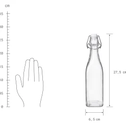 Butlers SWING Flasche mit Bügelverschluß 6er-Set