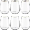 Butlers TOUCH OF GOLD Trinkglas 6er-Set Discount