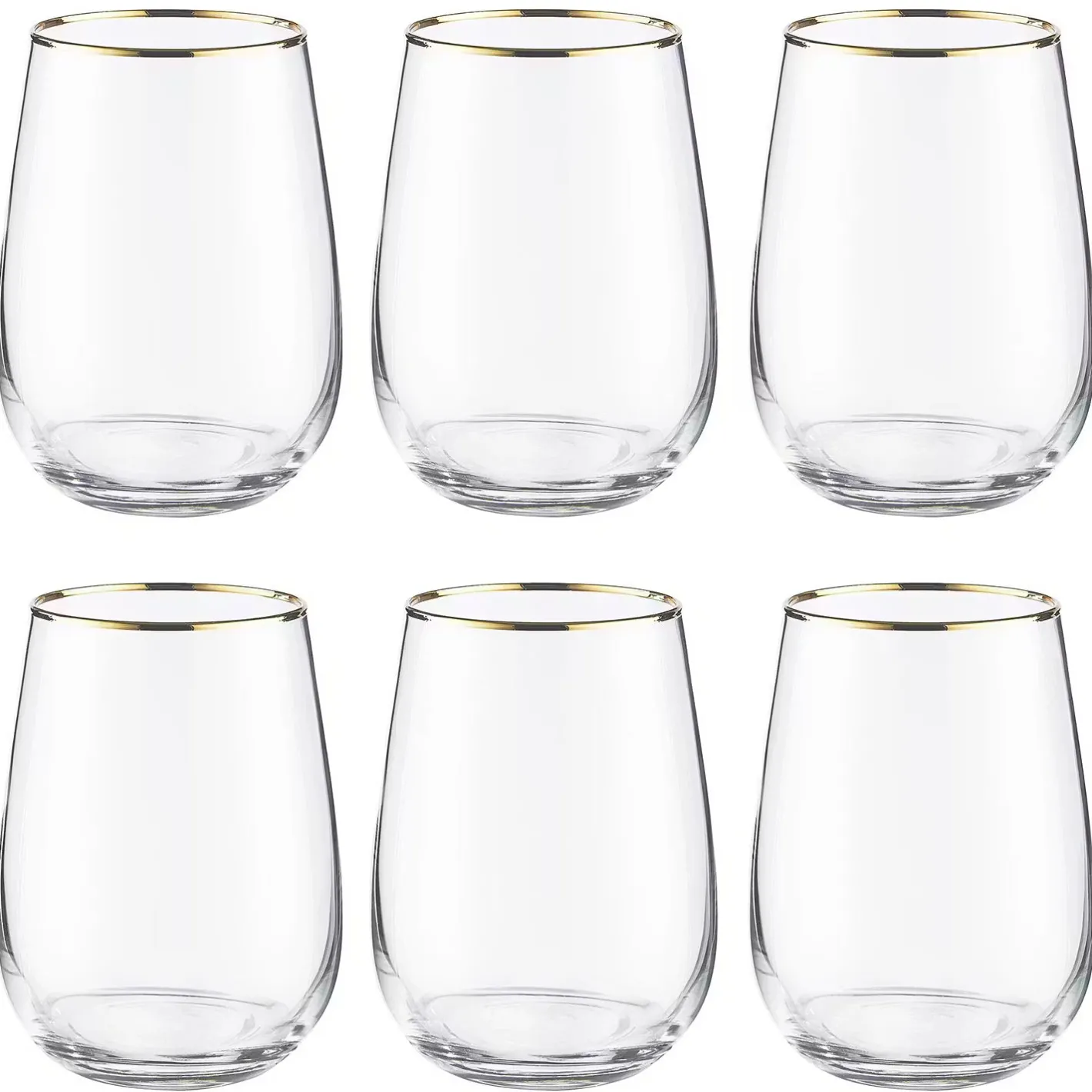 Butlers TOUCH OF GOLD Trinkglas 6er-Set Discount