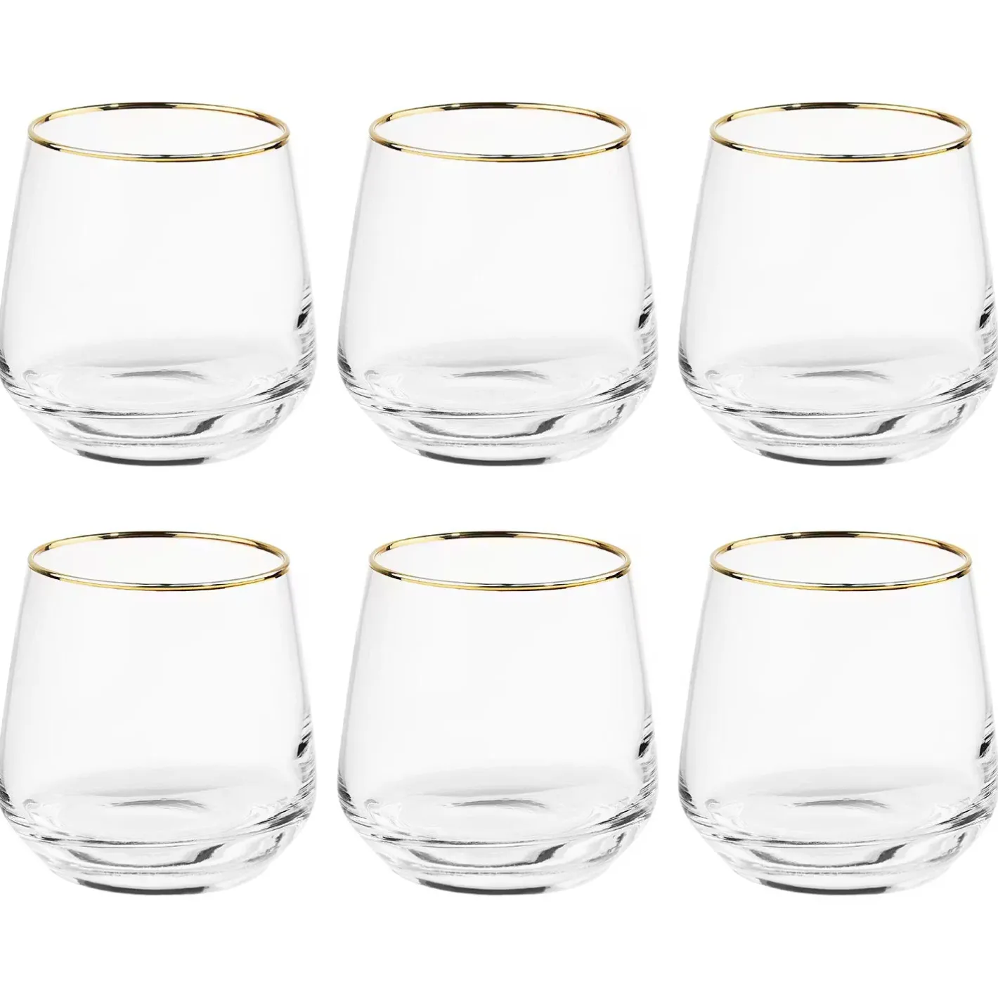 Butlers TOUCH OF GOLD Wasserglas 6er-Set New