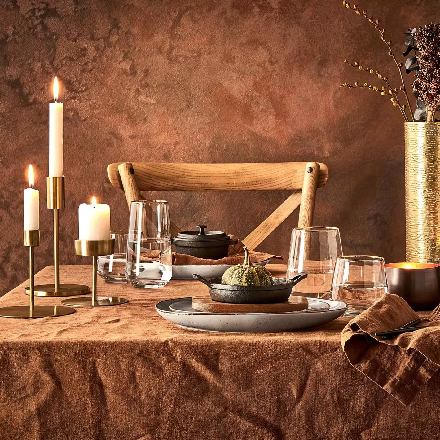 Butlers TOUCH OF GOLD Wasserglas 6er-Set New