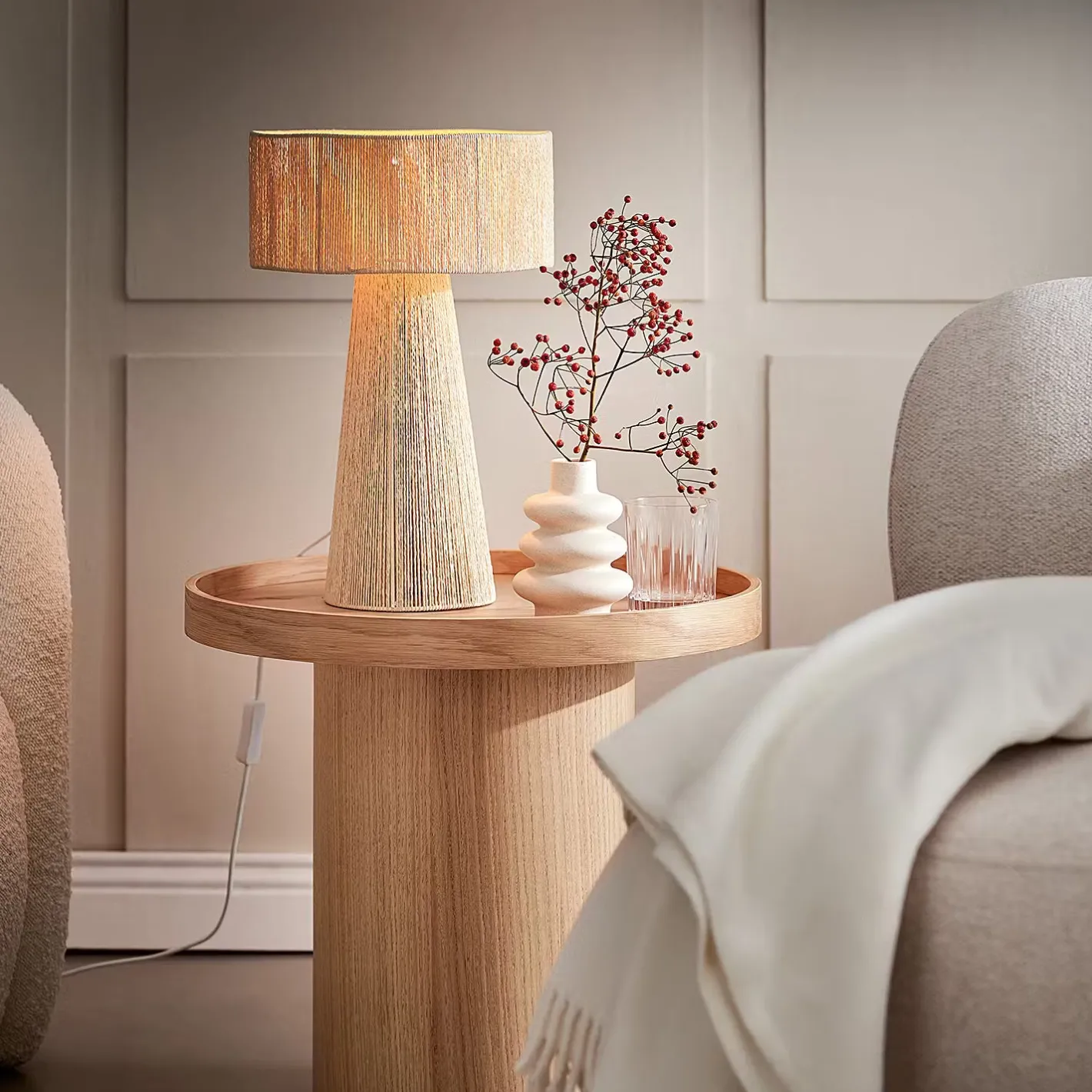 Butlers WEAVER Tischleuchte Hot