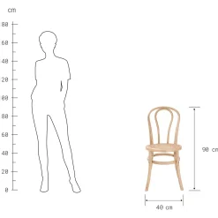 Butlers WIENER MELANGE Stuhl Hot